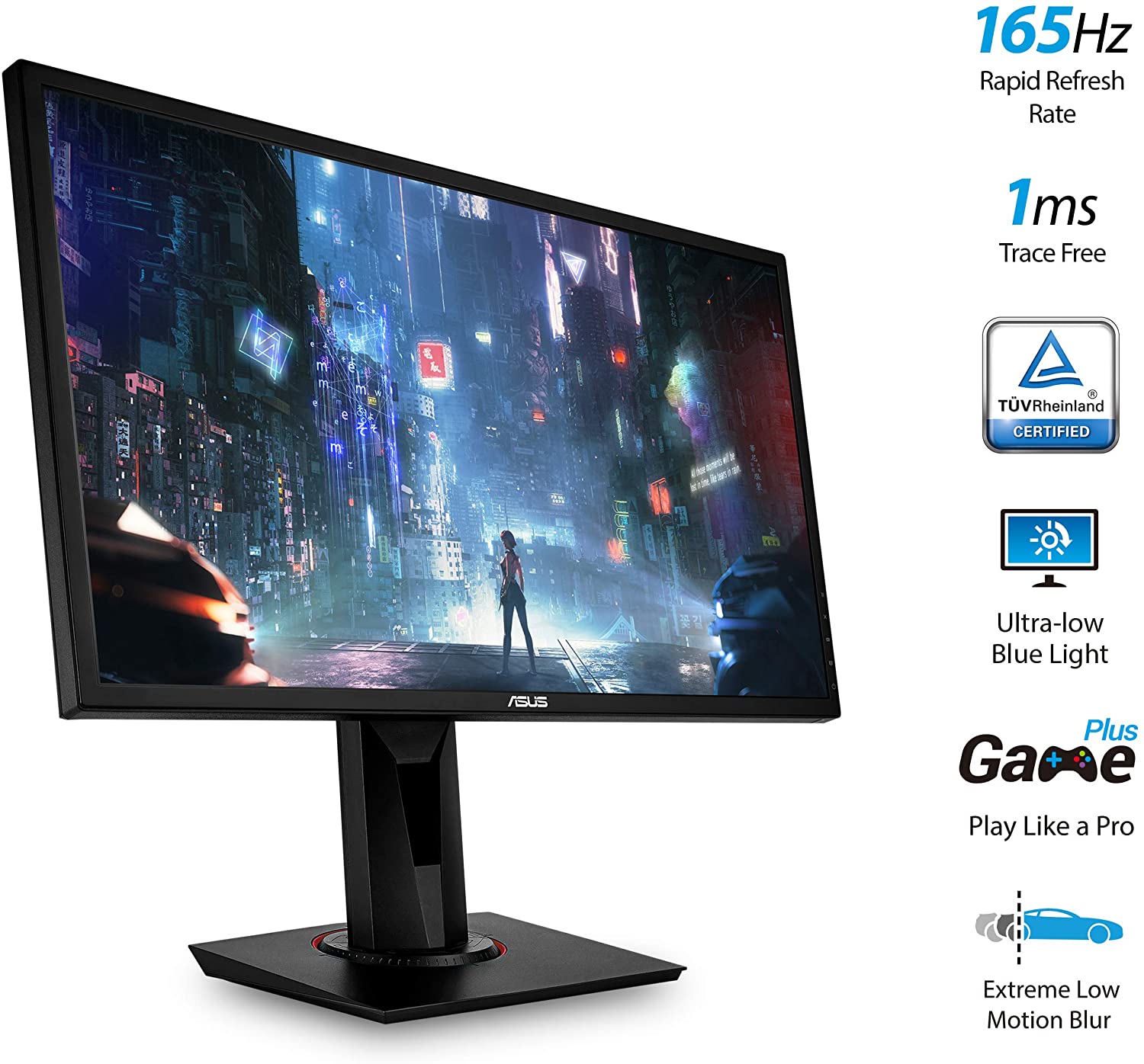 ASUS 24" 1080P Gaming Monitor (VG248QG) - Full HD Black