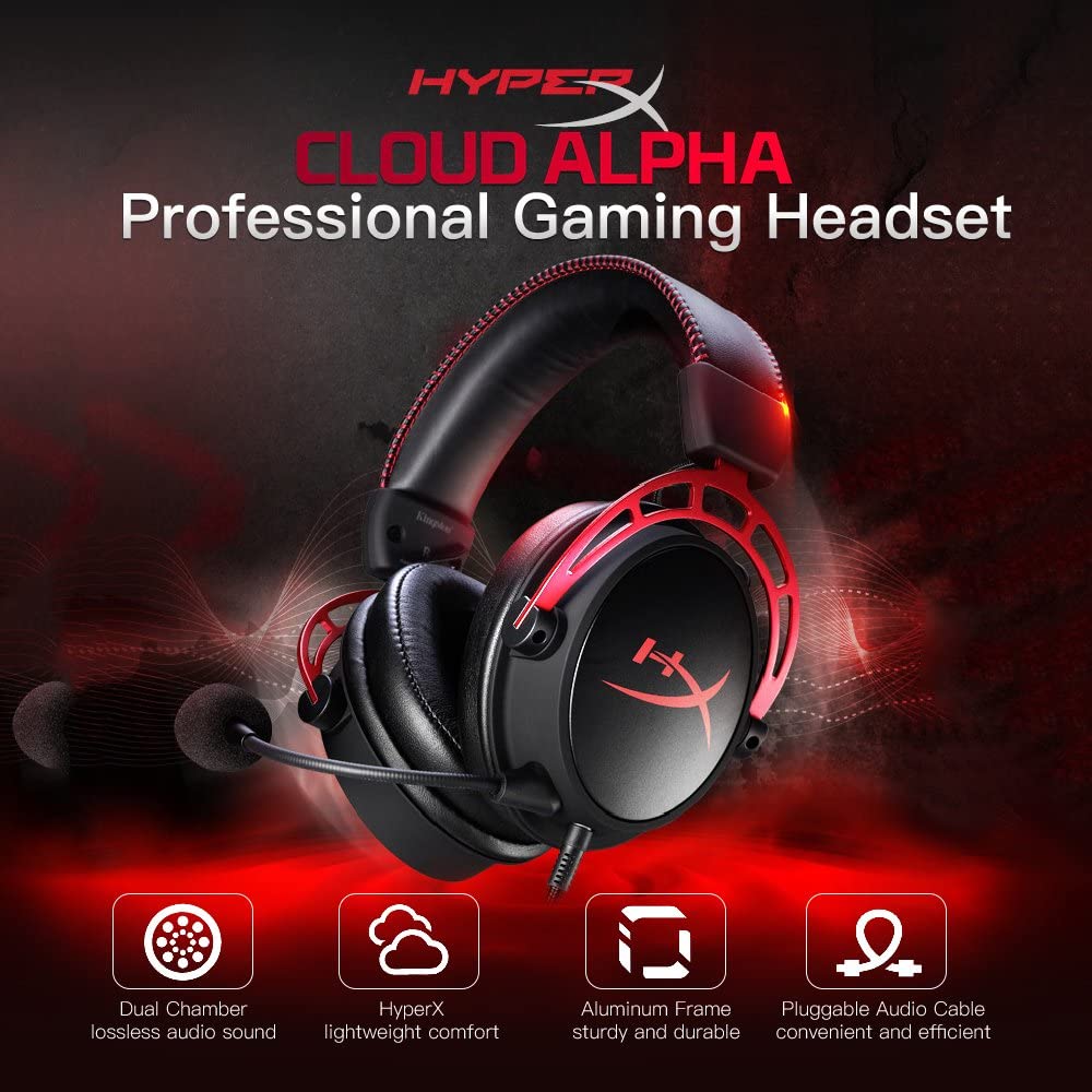 Kingston HyperX Cloud Alpha Pro Gaming Headset (HX-HSCA-RD/AS)