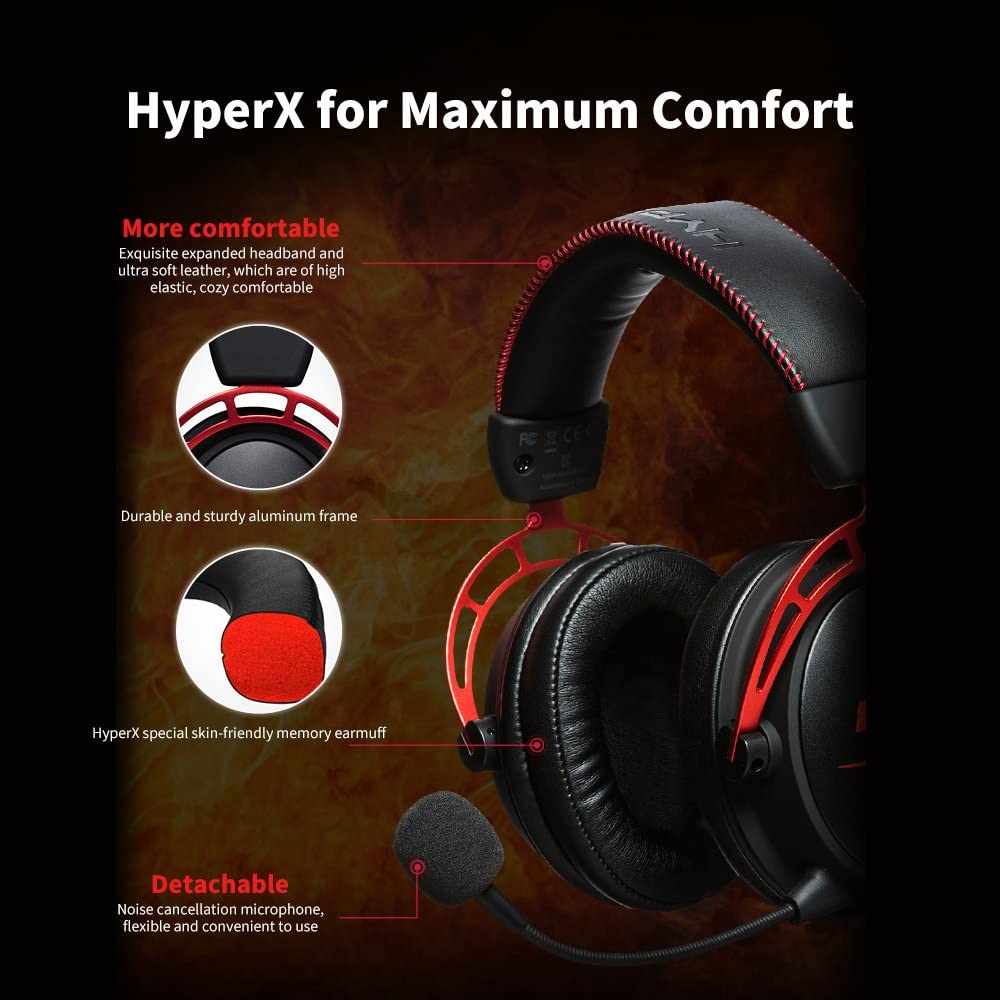 Kingston HyperX Cloud Alpha Pro Gaming Headset (HX-HSCA-RD/AS)