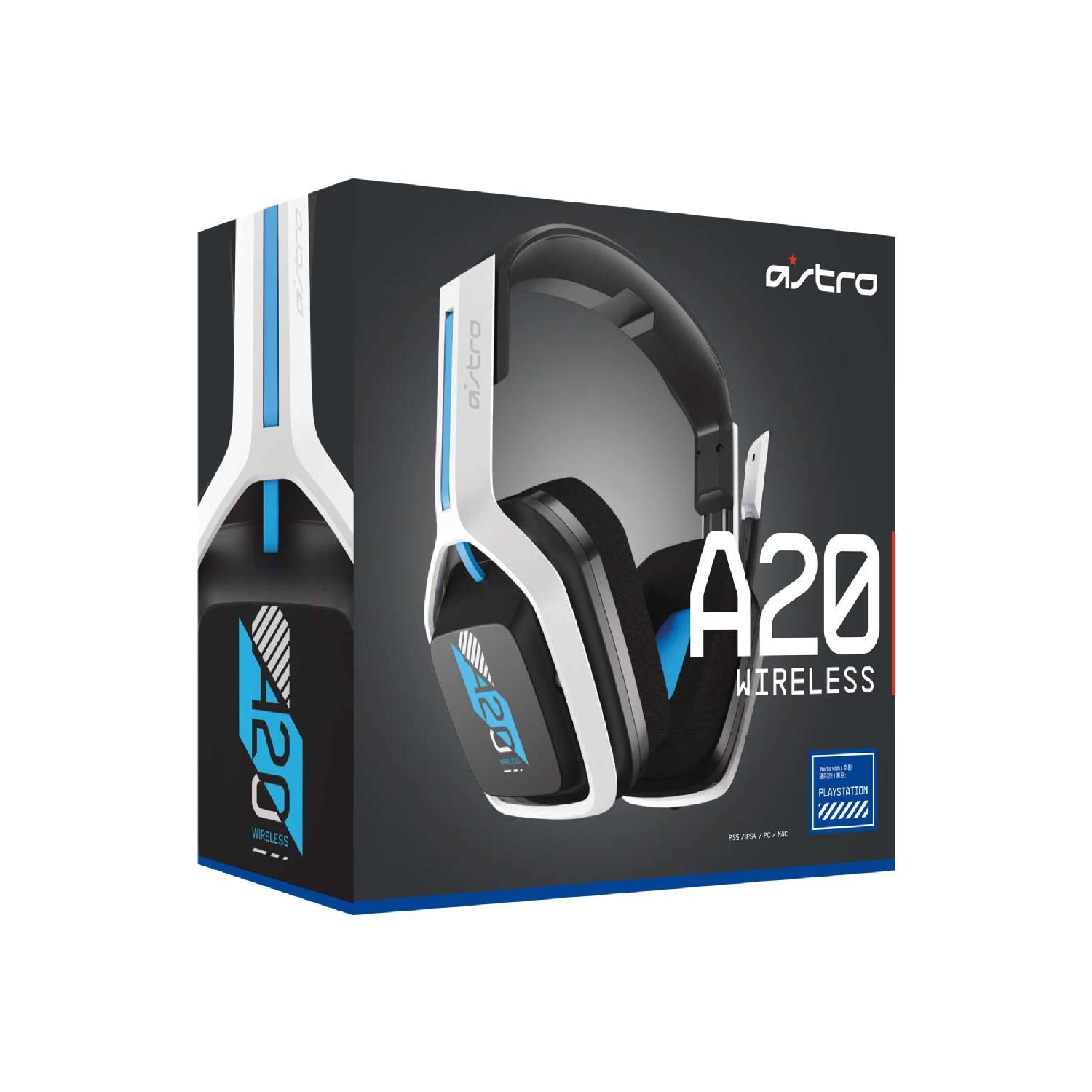 ASTRO Gaming A20 Wireless Headset Gen 2 for PS5, Blue