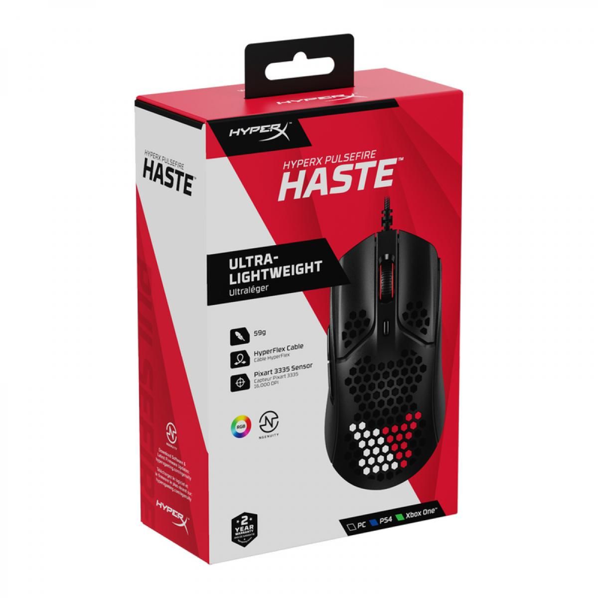 HyperX HMSH1-A-BK/G Pulsefire Haste Gaming Mouse