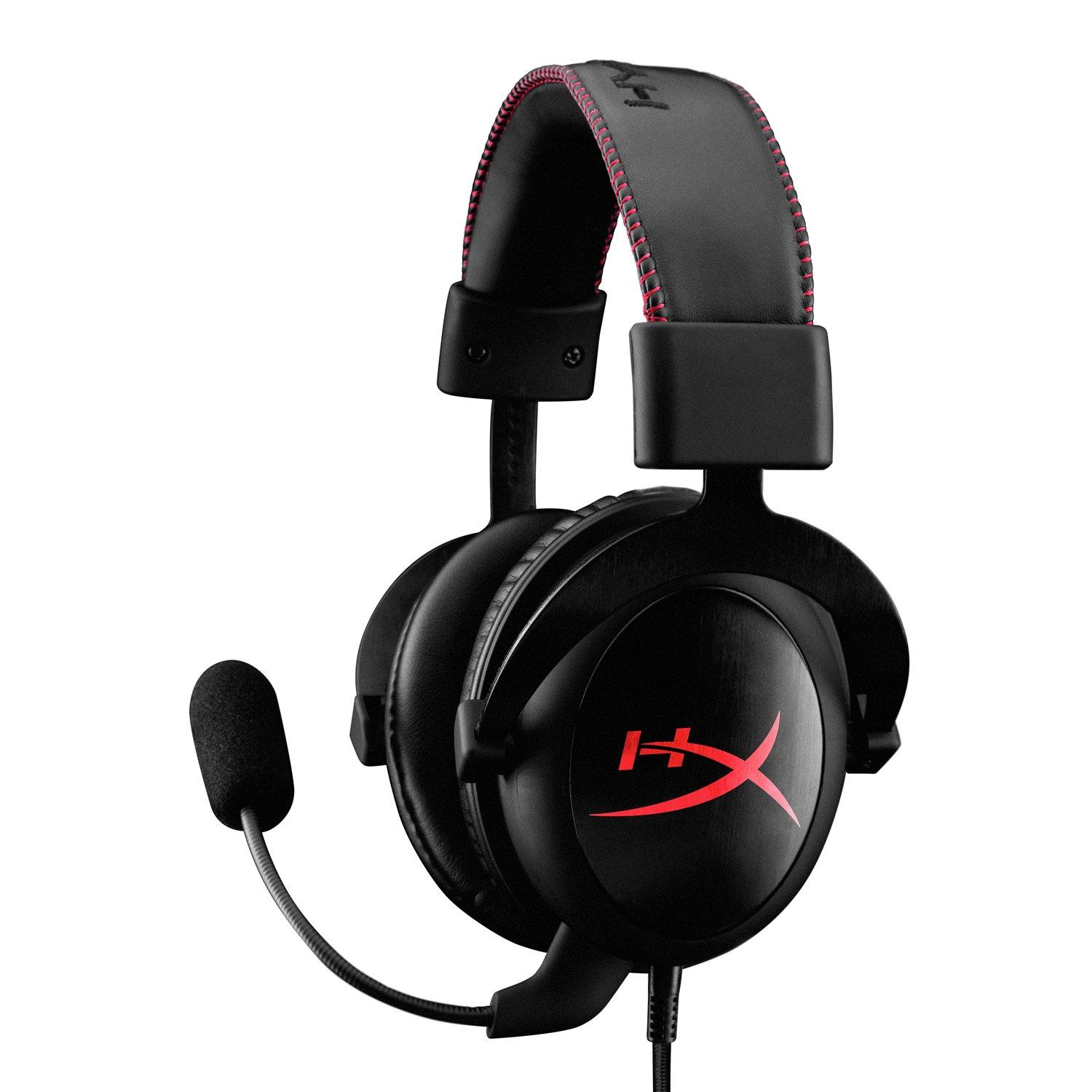 HyperX Cloud Core - Gaming Headset, for PC, 7.1 Surround Sound, Memory Foam Ear Pads, Durable Aluminum Frame, Detachable Noise Cancelling Microphone