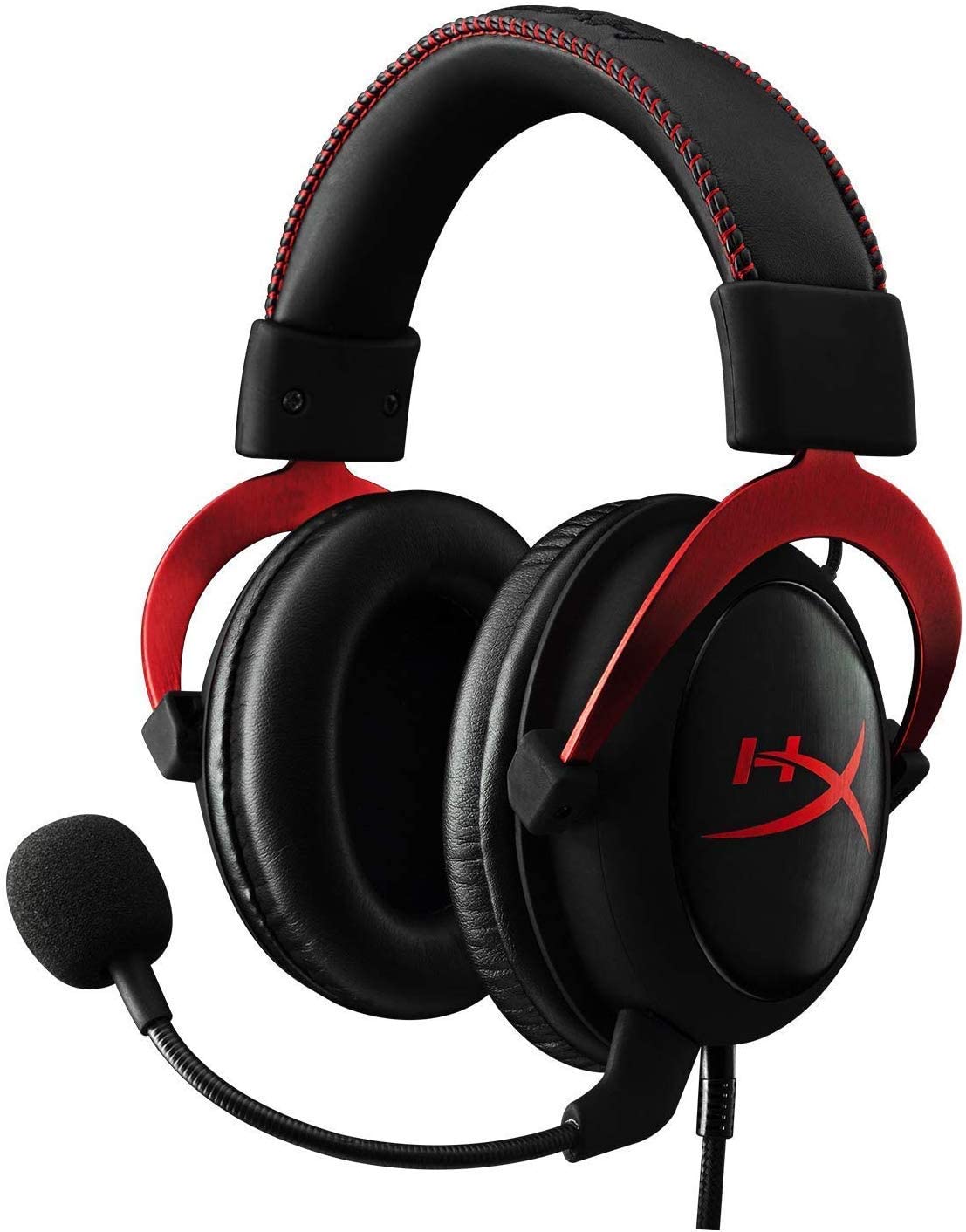 HyperX Cloud II Gaming Headset for PC & PS4 & Xbox One, Nintendo Switch - Red (KHX-HSCP-RD), 17 x 12 x 7 cm