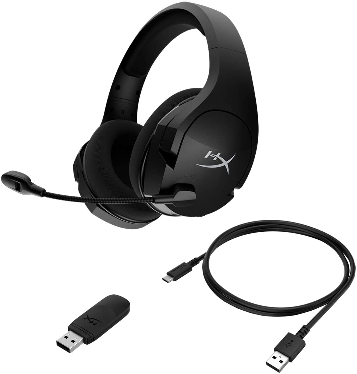 HyperX Cloud Stinger Core -Wireless Gaming Headset, for PC, 7.1 Surround Sound, Noise Cancelling Microphone, Lightweight(HHSS1C-BA-BK/G)