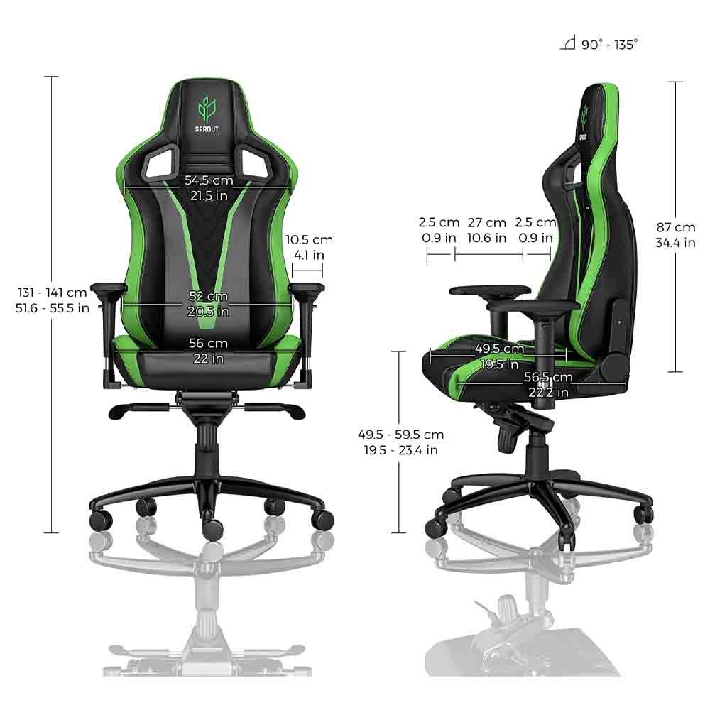 Noblechairs EPIC Series - Sprout Edition - Black/Green