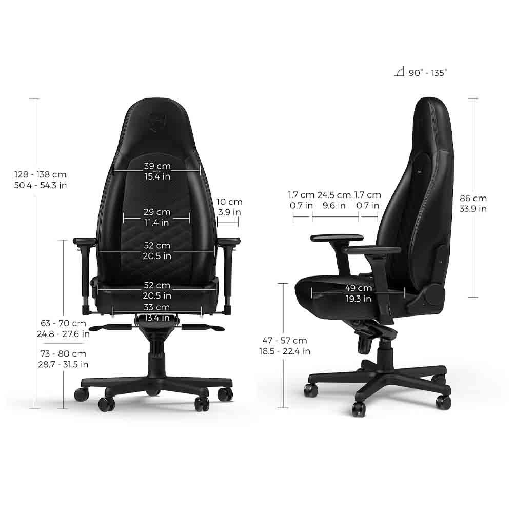 Noblechairs ICON Gaming Chair - Black