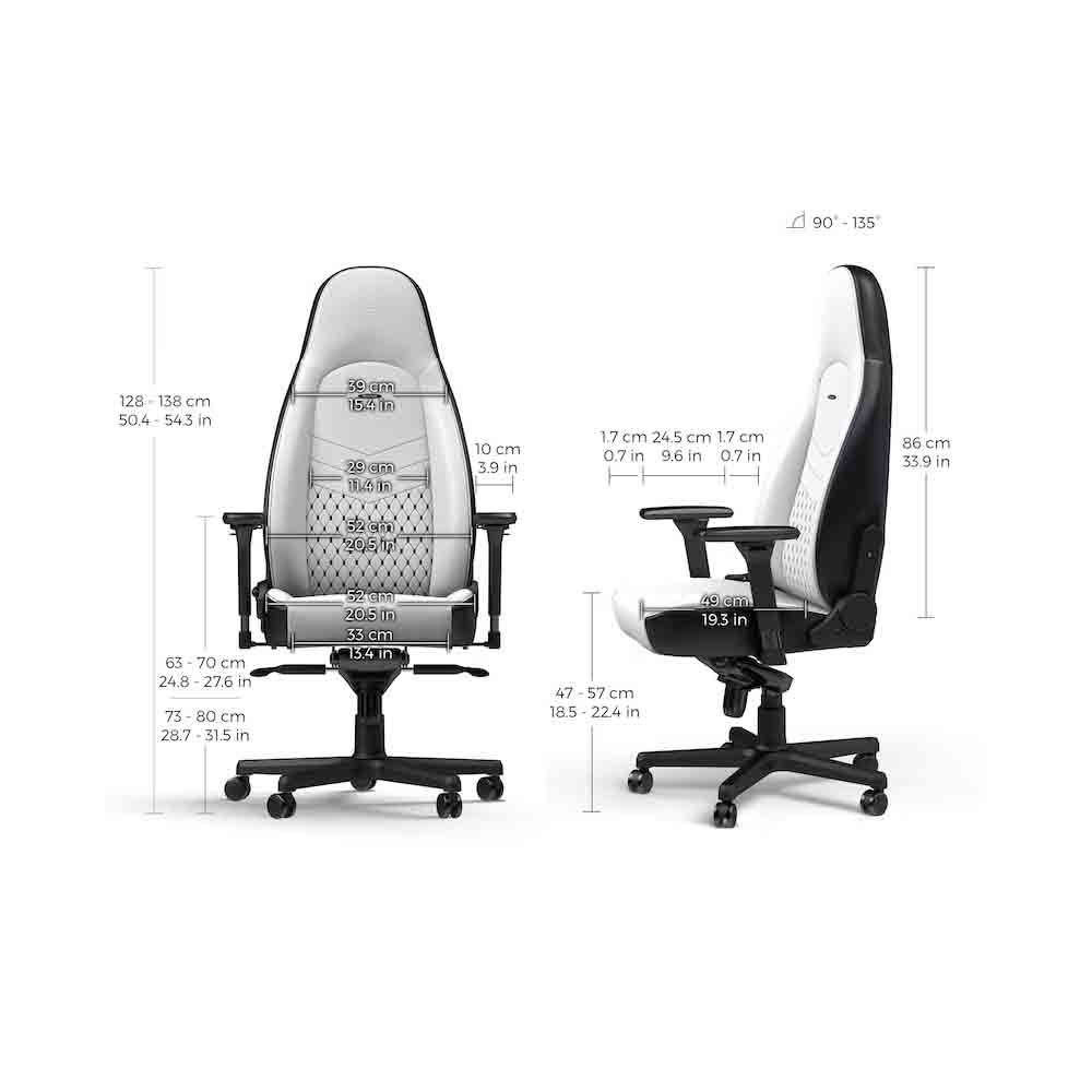 Noblechairs ICON Gaming Chair - White