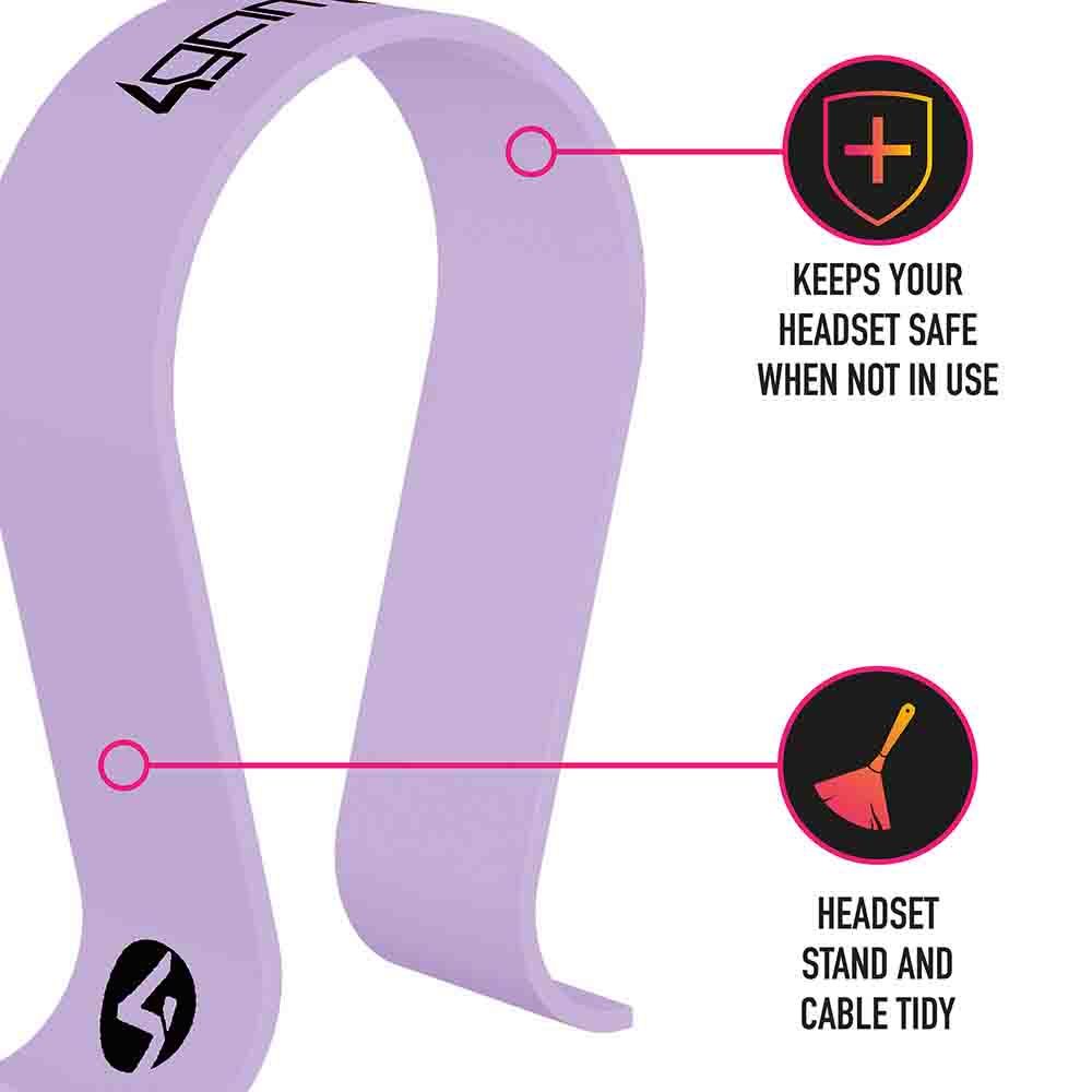 4Gamers Lilac Headset Stand