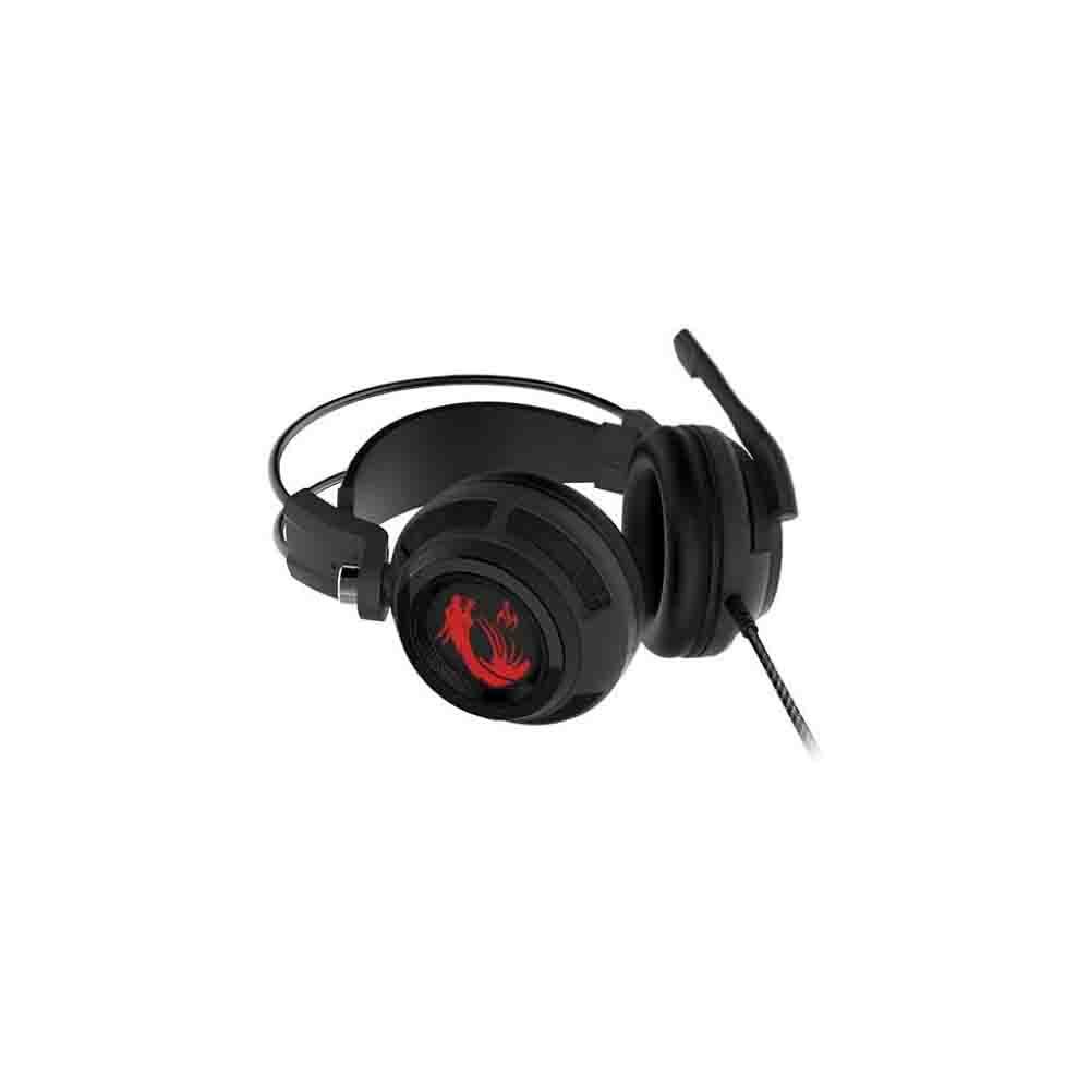 MSI Wired Headset, DS502, Black, Red