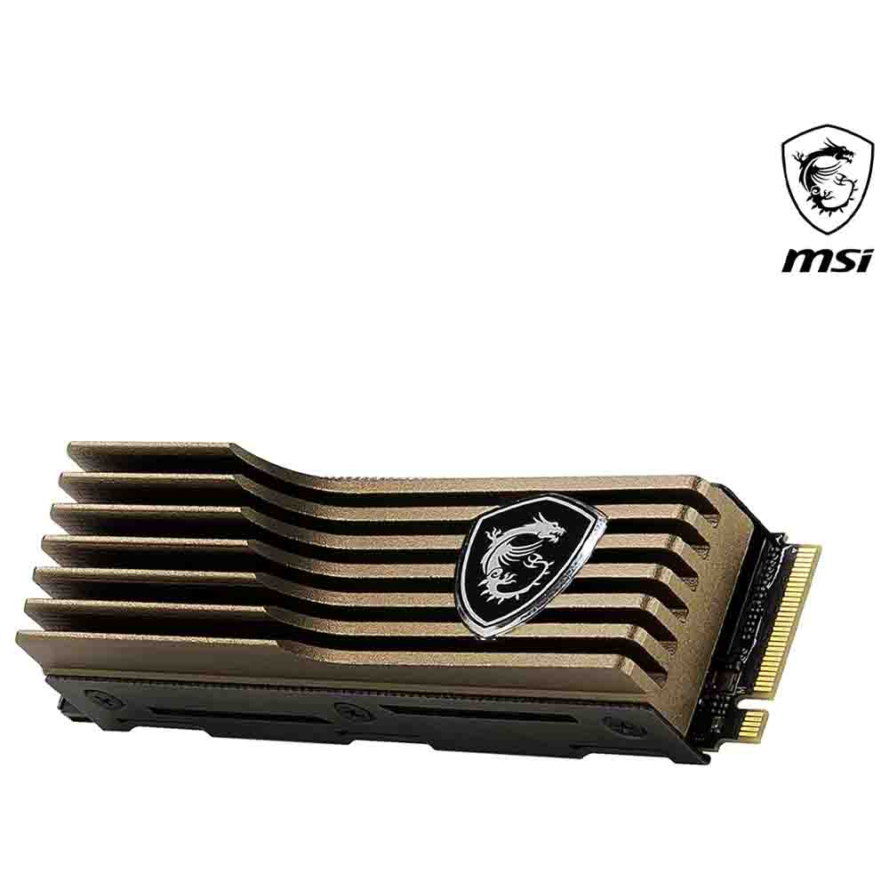 Msi Spatium M480 Pcie 4.0 Nvme M.2 1Tb Hs Internal Ssd Pcie Gen4 Nvme 1.4 3D Nand 1400 Tbw - Bronze, S78-440L430-P83