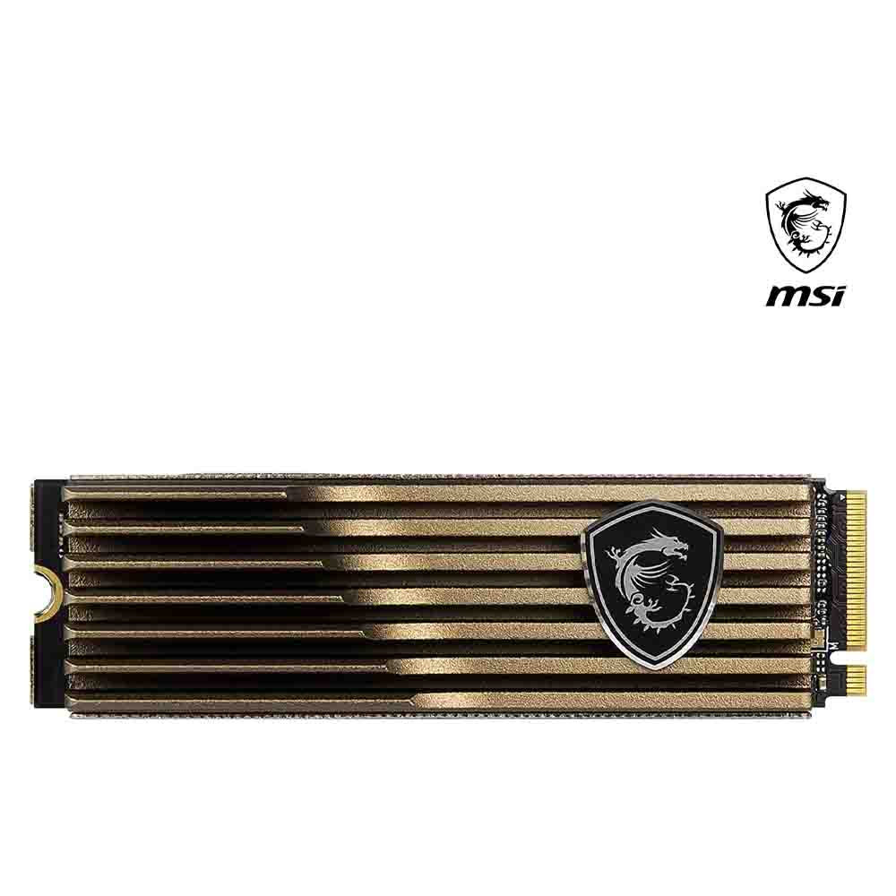 Msi Spatium M480 Pcie 4.0 Nvme M.2 1Tb Hs Internal Ssd Pcie Gen4 Nvme 1.4 3D Nand 1400 Tbw - Bronze, S78-440L430-P83