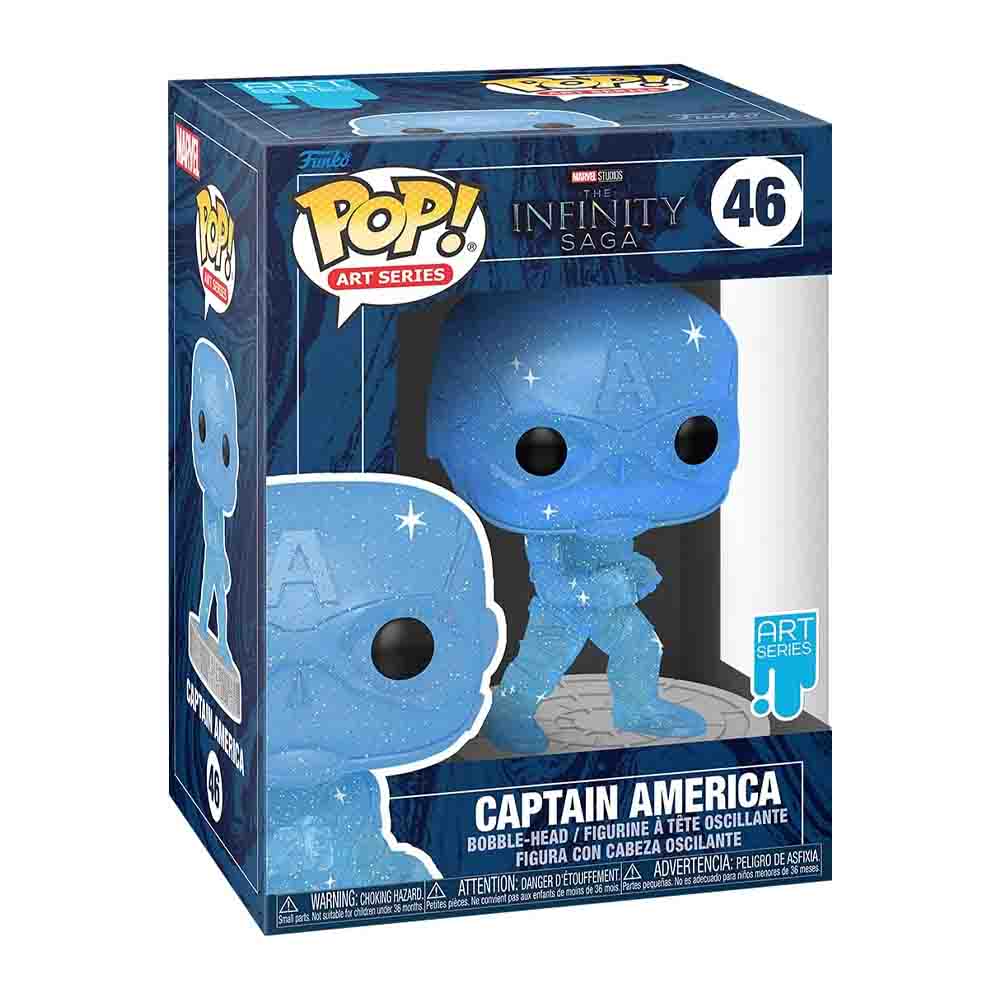 Funko Pop Artist Series: Infinity Saga- Cap America(Bu)