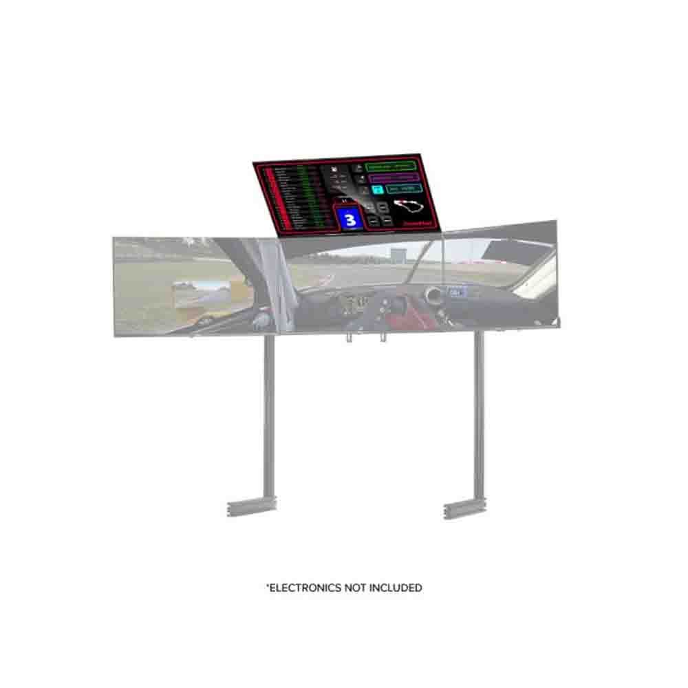 Next Level Elite Freestanding Monitor Stand Quad Add-On - Black Edition