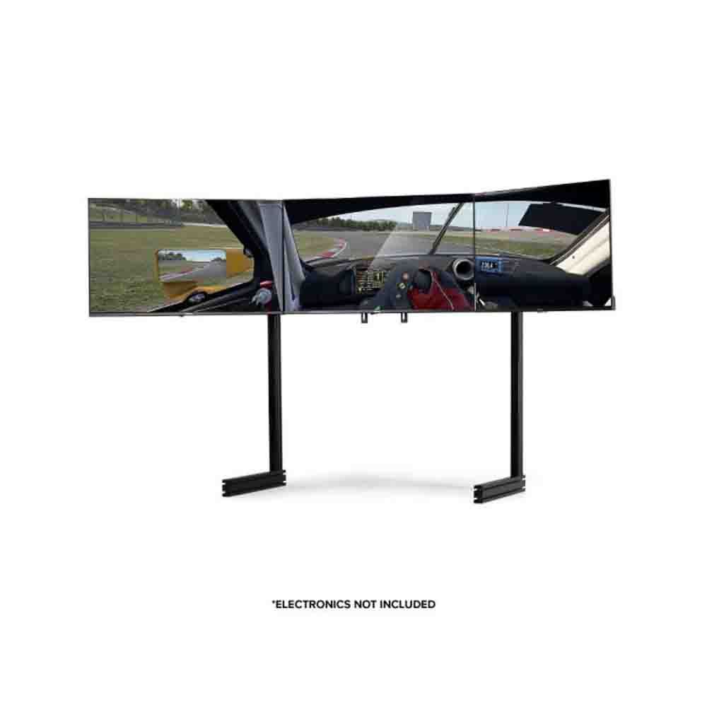 Next Level Elite Freestanding Monitor Stand Triple Add-On - Black Edition