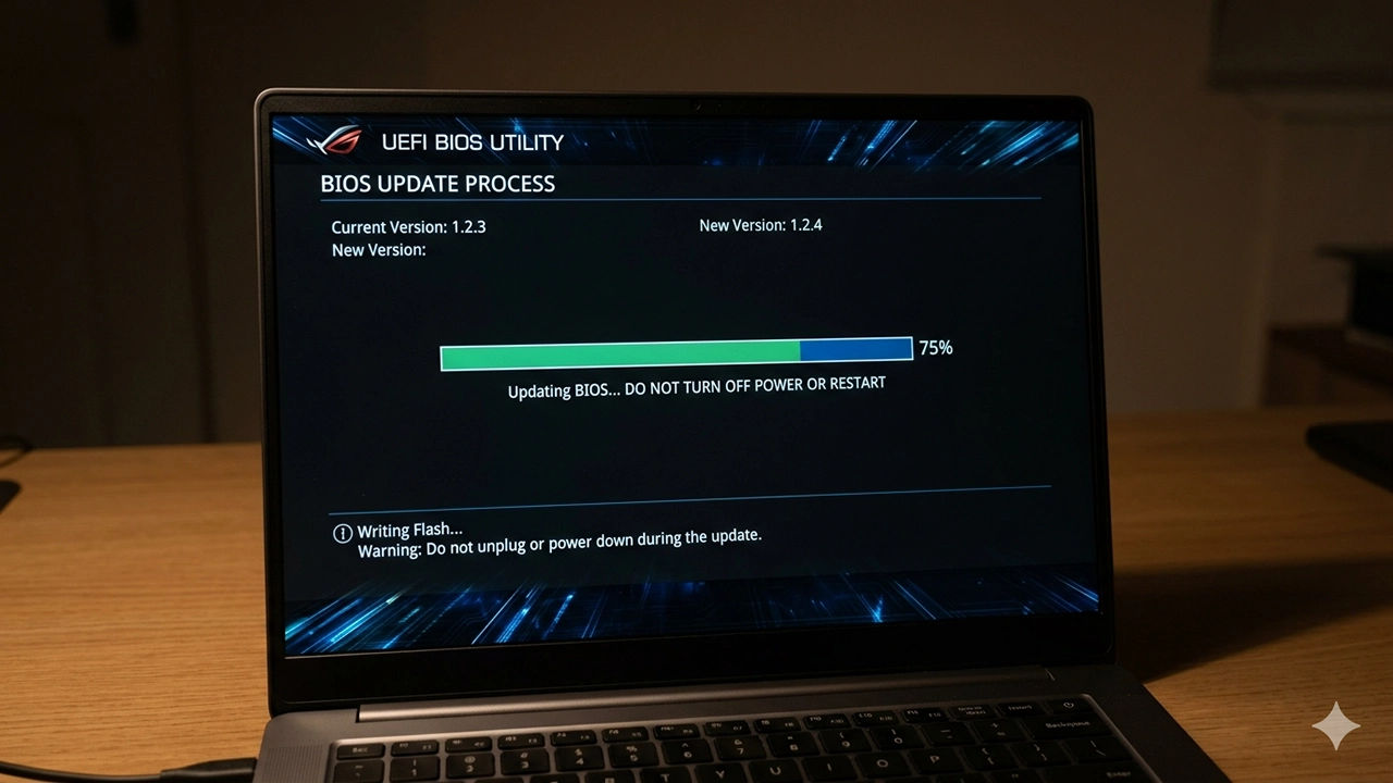 Cara Update UEFI BIOS Pada Laptop dengan Aman