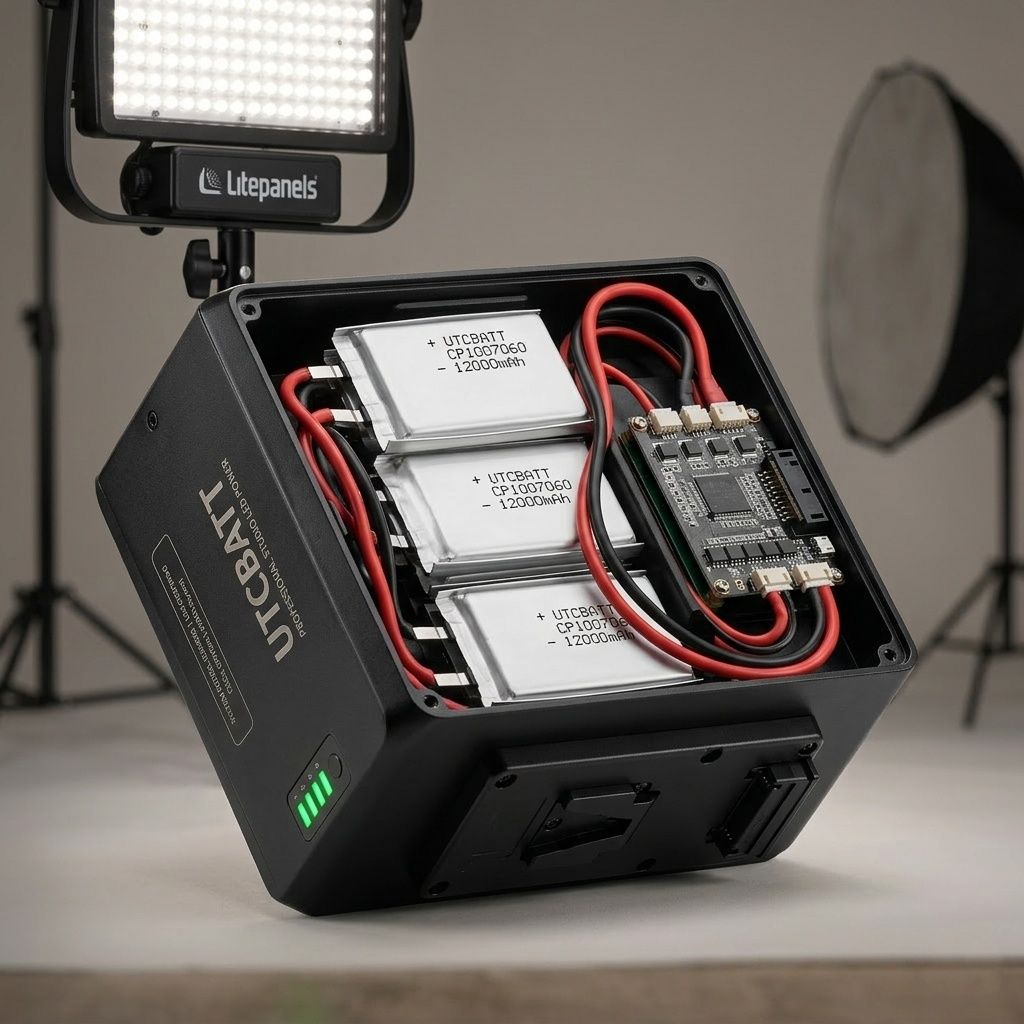 Professional Studio LED Light Battery Pack