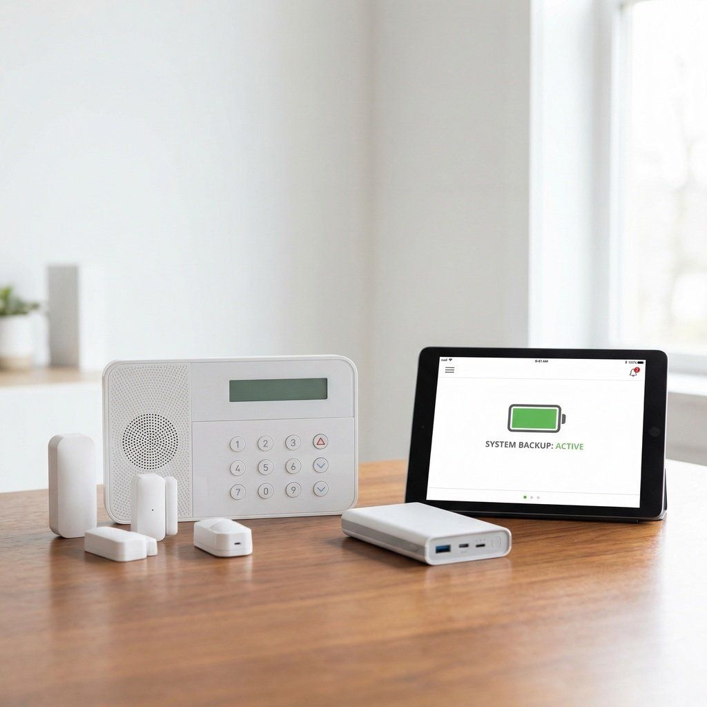 Alarm system scence
