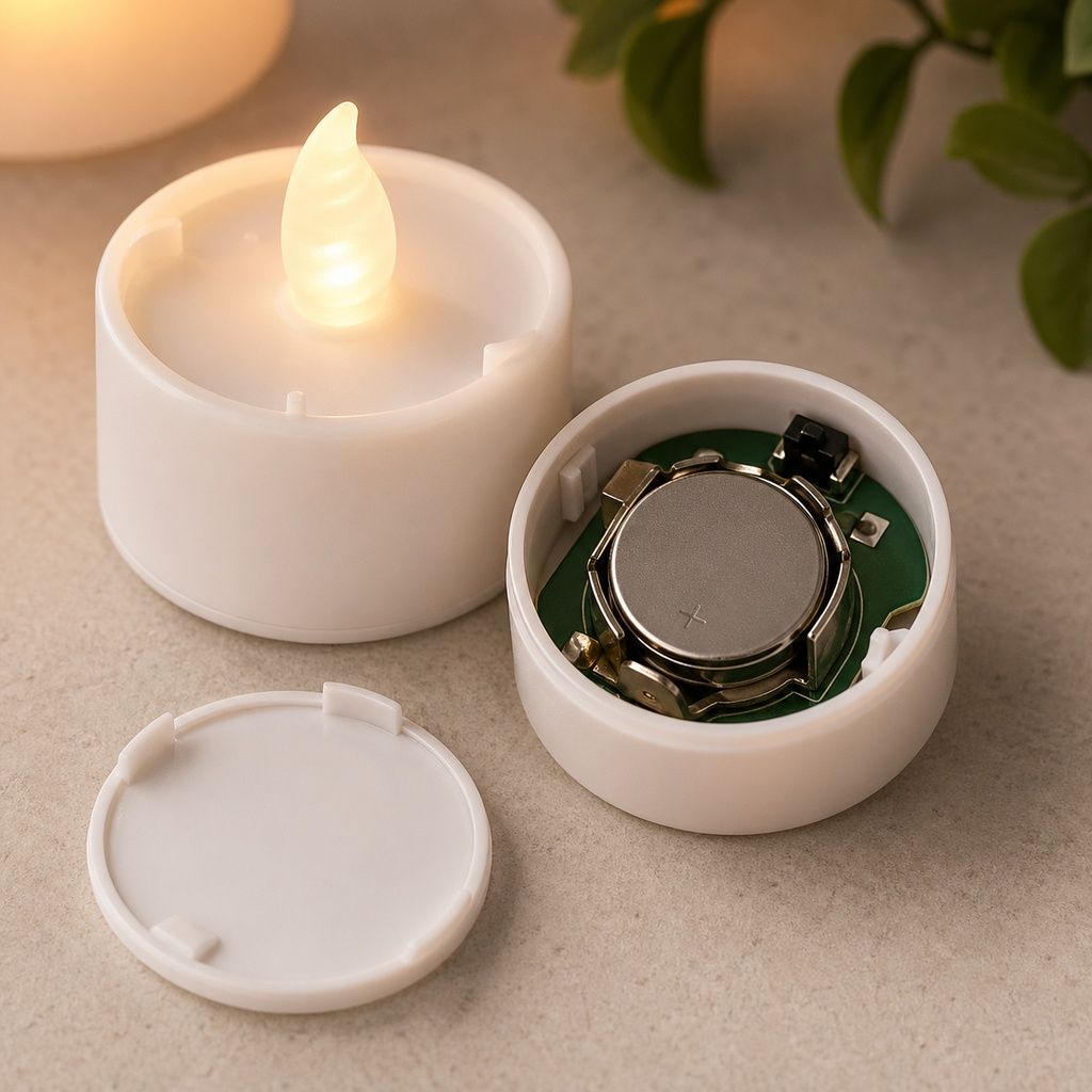 battery for LED tea light candle