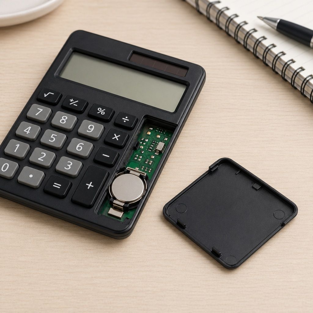 battery for desktop calculator