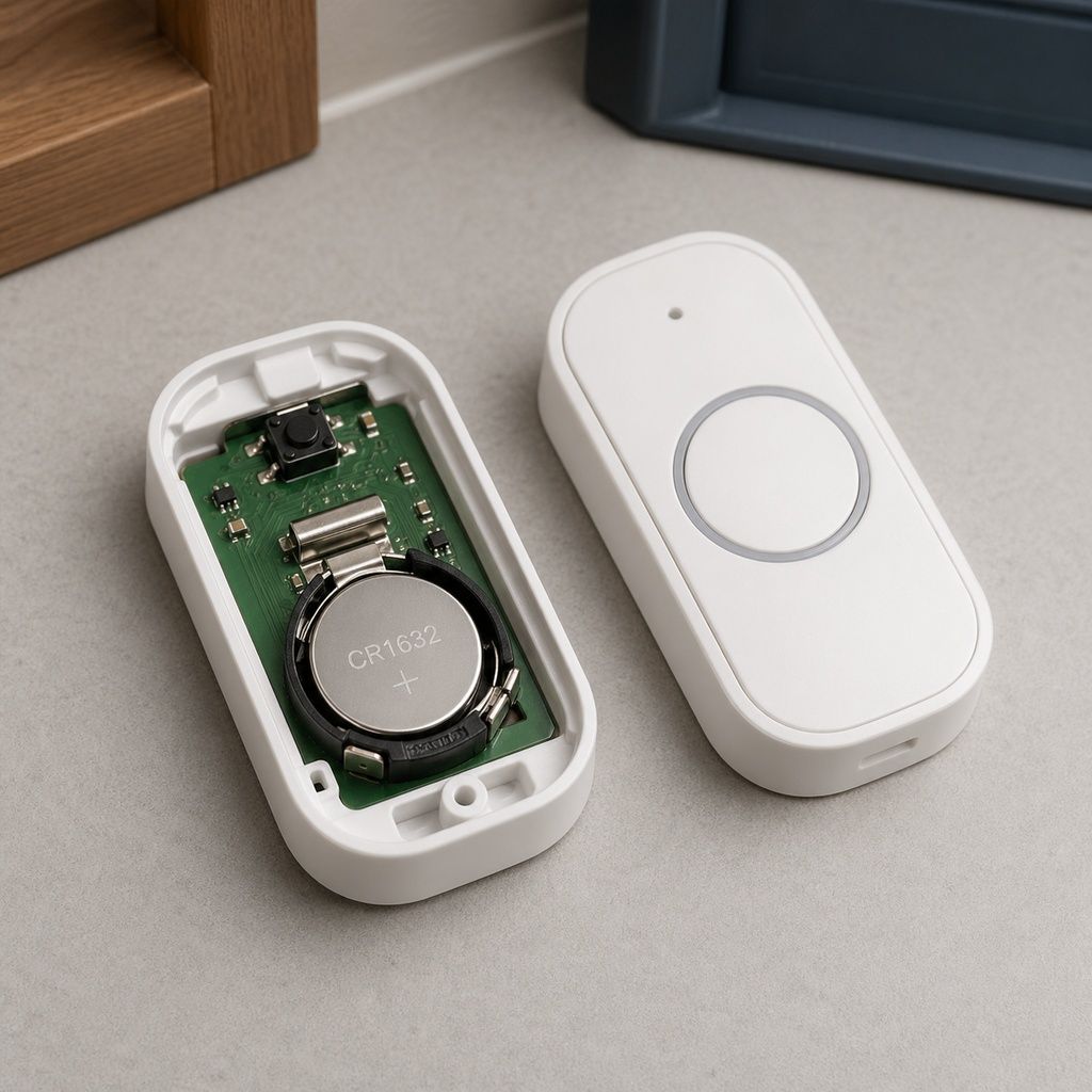 battery for wireless doorbell button