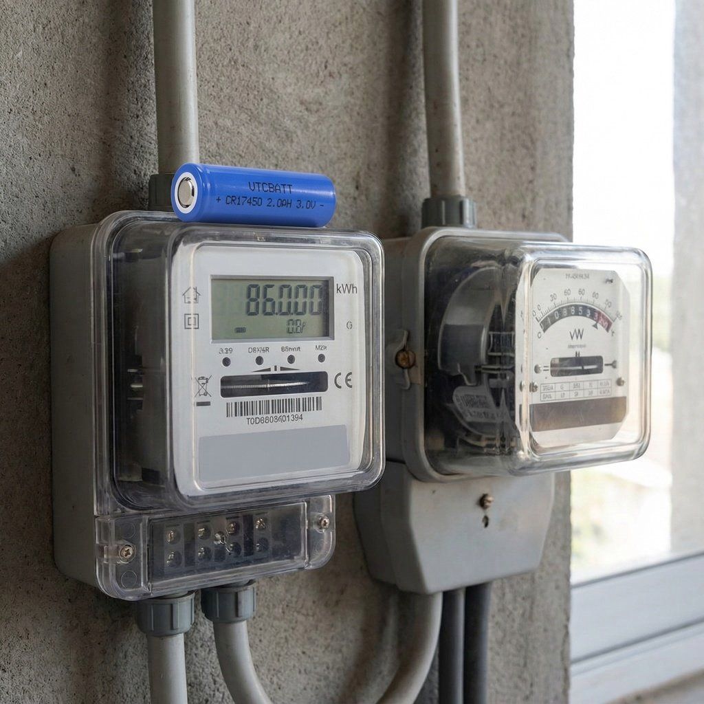 Electricity meters battery