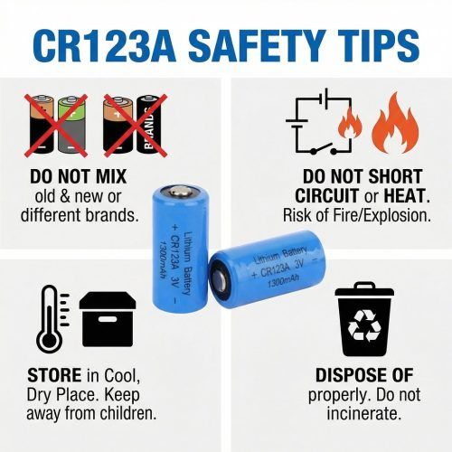 CR123A Battery Safety Tips