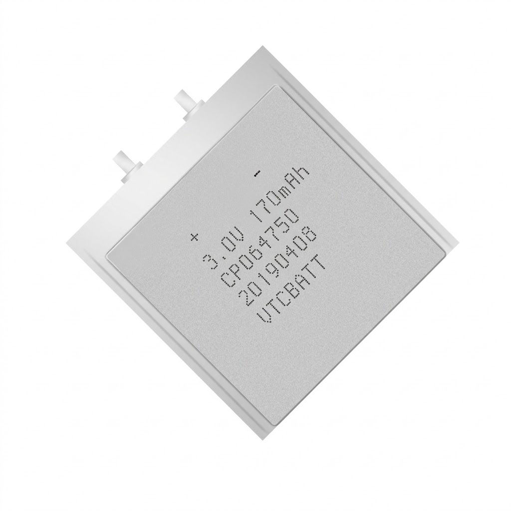 3V 170mAh CP064750 LiMnO2 Pouch Battery for RFID, Smart Cards, Automated management of logistic product view