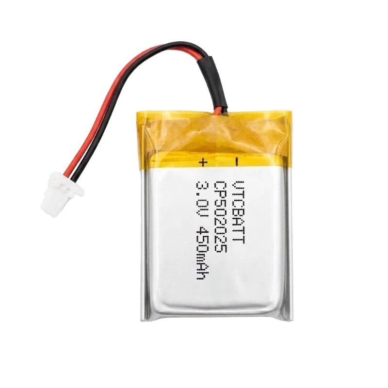 CP502025 3.0V 450mAh Li-MnO2 Pouch Battery for RFID tags, ESL, IoT devices product view