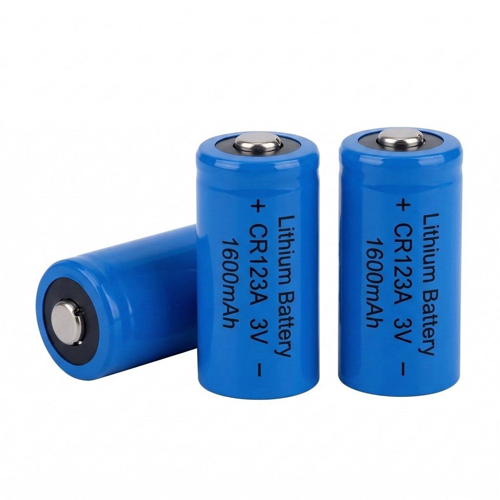 3V CR123A LiMnO2 Battery for cameras, sensors, medical and security devices