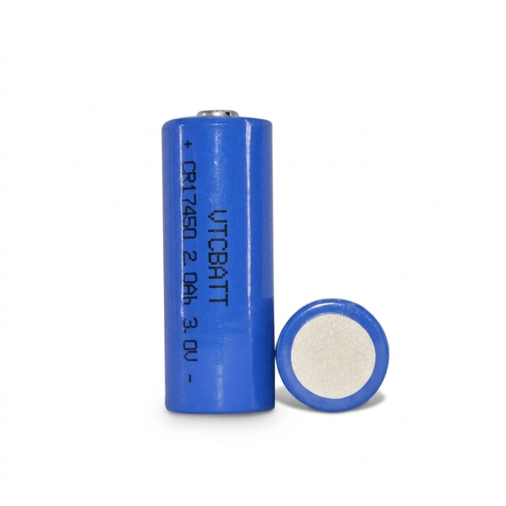 3V 2500mAh CR17450 LiMnO2 Battery for electricity meters, wireless sensors, IoT devices, security alarm systems