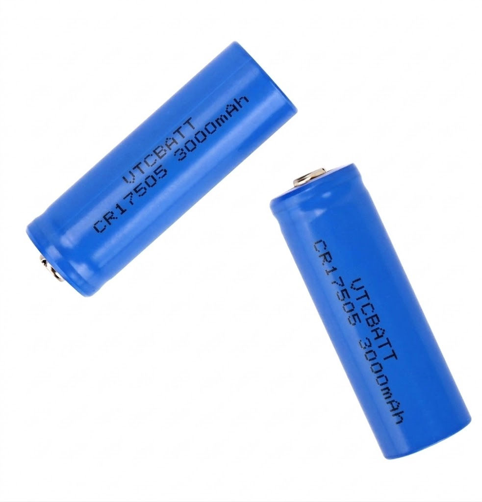 3V CR17505 LiMnO2 Battery for smart electricity meters, wireless smoke detectors, security alarm systems, industrial PLC memory backup product view