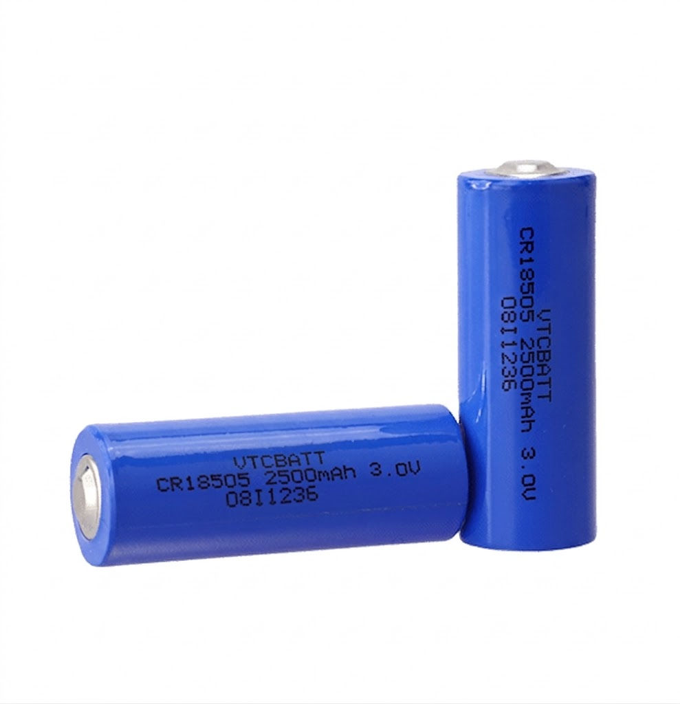 3.0V 2500mAh CR18505 LiMnO2 Battery for Smart water meters, smart gas meters, wireless smoke detectors