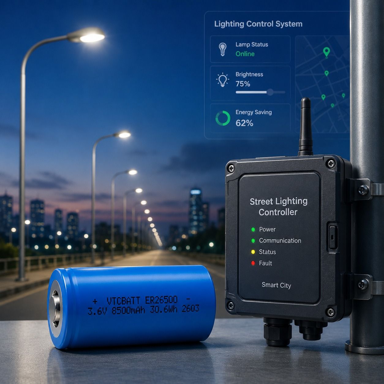 Street lighting control systems