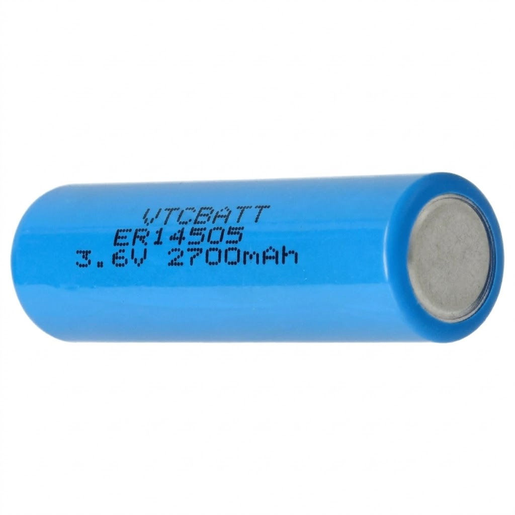 ER14505 3.6V 2700mAh Li-SOCl2 battery for Smart water meters, AMR/AMI utility metering modules, IoT environmental monitoring nodes product view