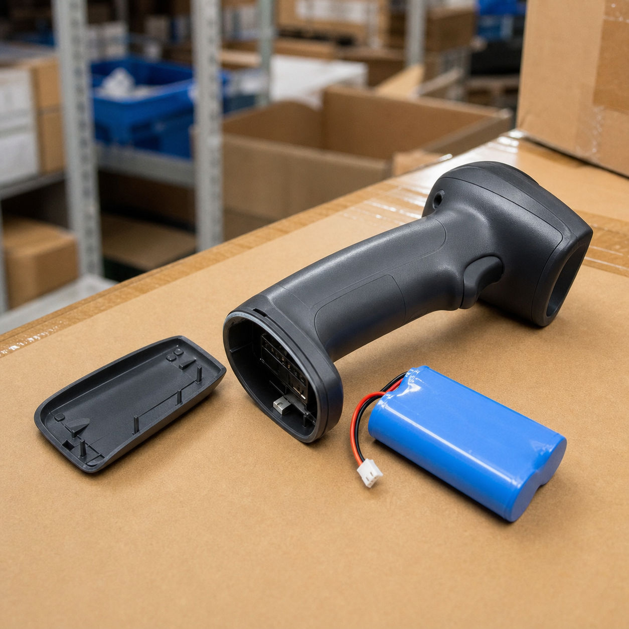 Handheld barcode scanner