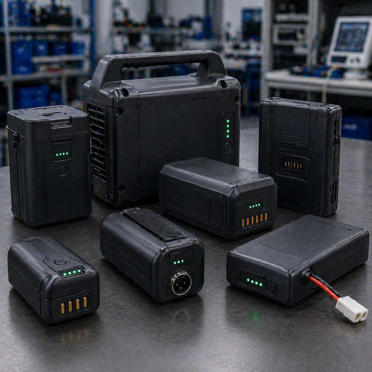 Industrial battery packs