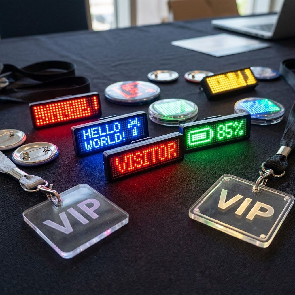 LED badges
