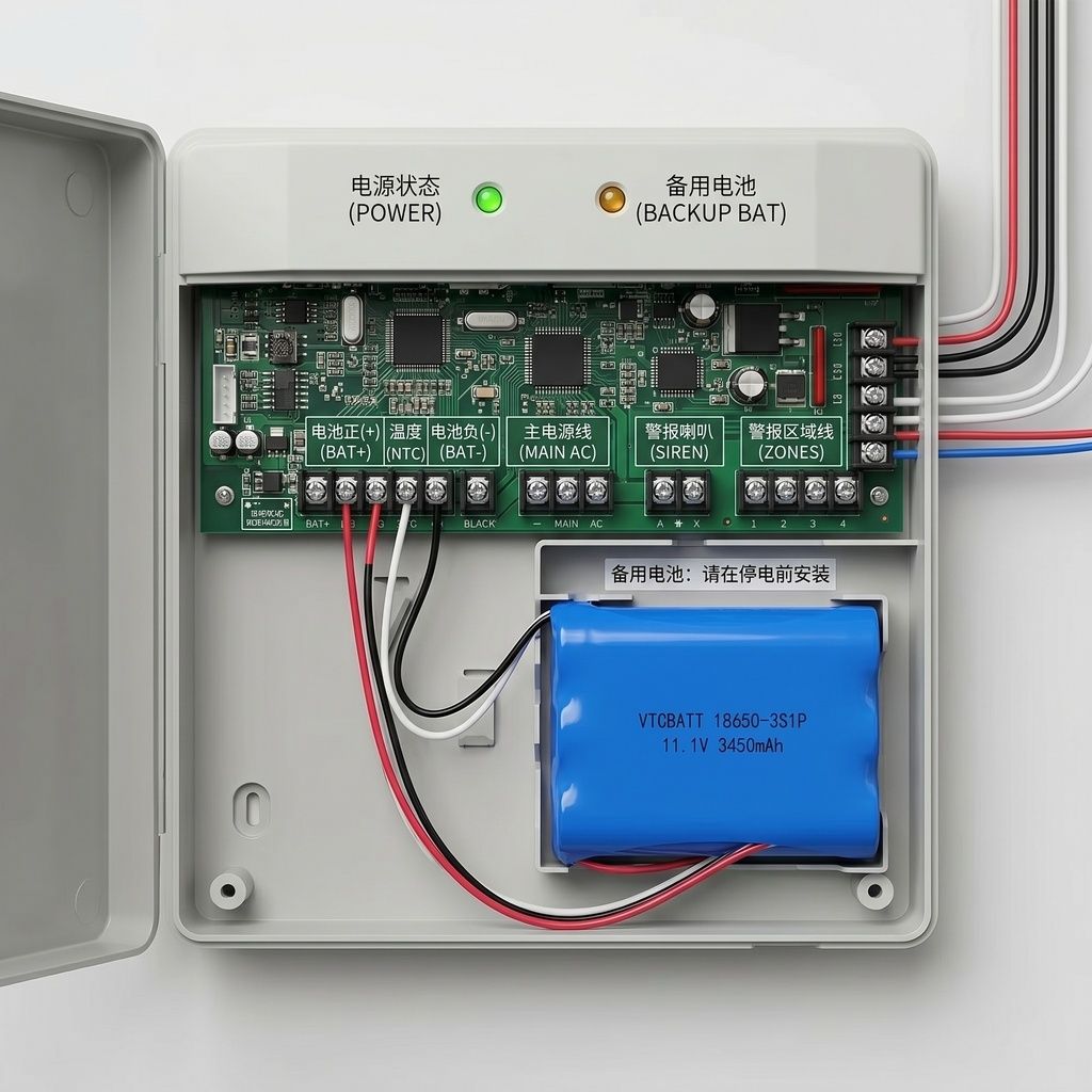 Security alarm backup packs