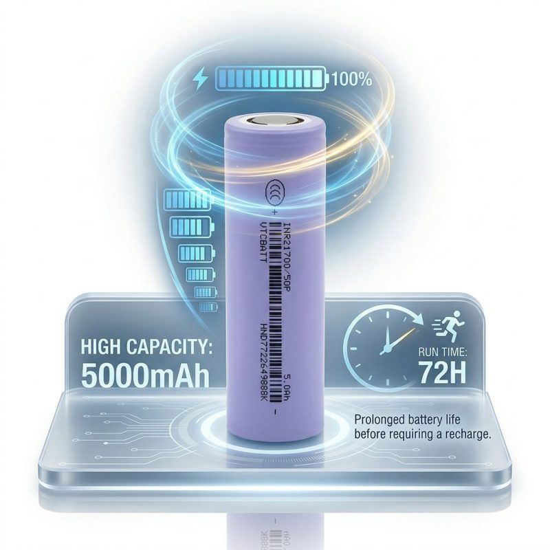 High Capacity of 4000mAh