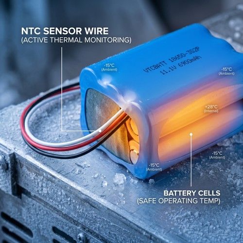Integrated 10K NTC Thermal Safety