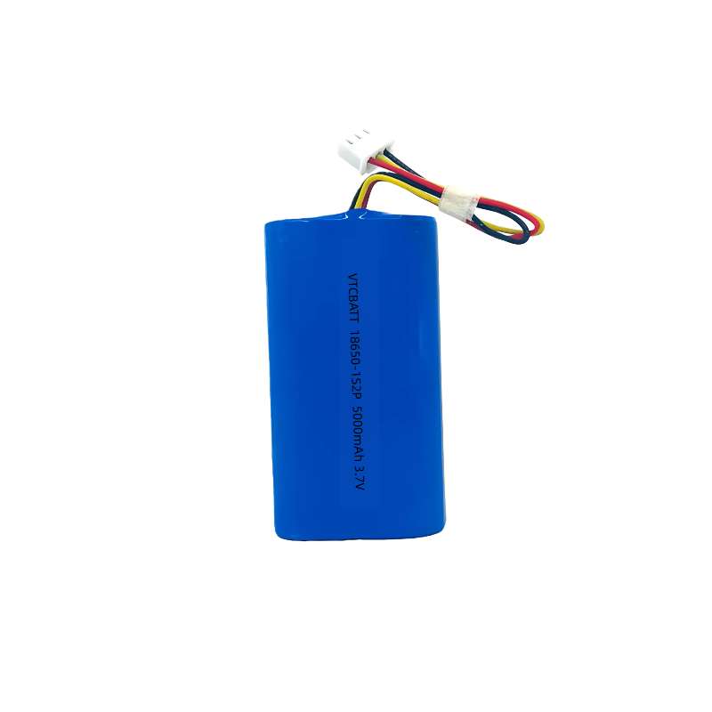 5000mAh 18650 battery for high-capacity flashlights, portable power banks, solar lights
