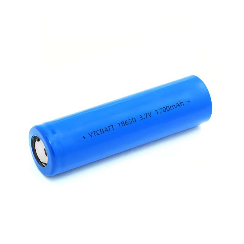 li ion 18650 battery 3.7 v 1700mah