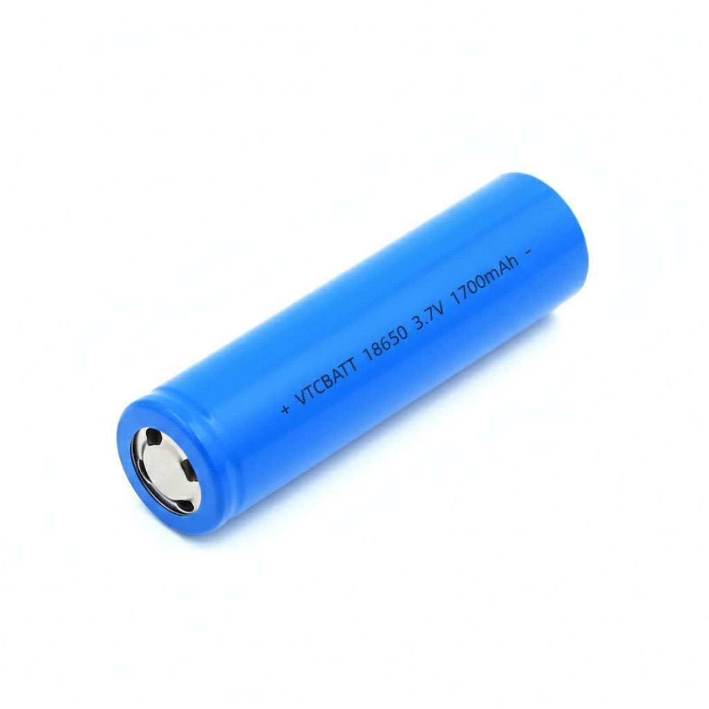 li ion 18650 battery 3.7 v 1700mah product view