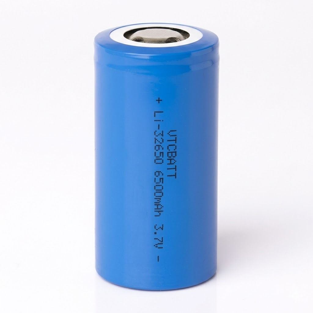 3.7V 32650 6500mAh Lithium Battery for Energy storage systems, solar street lights, portable power stations