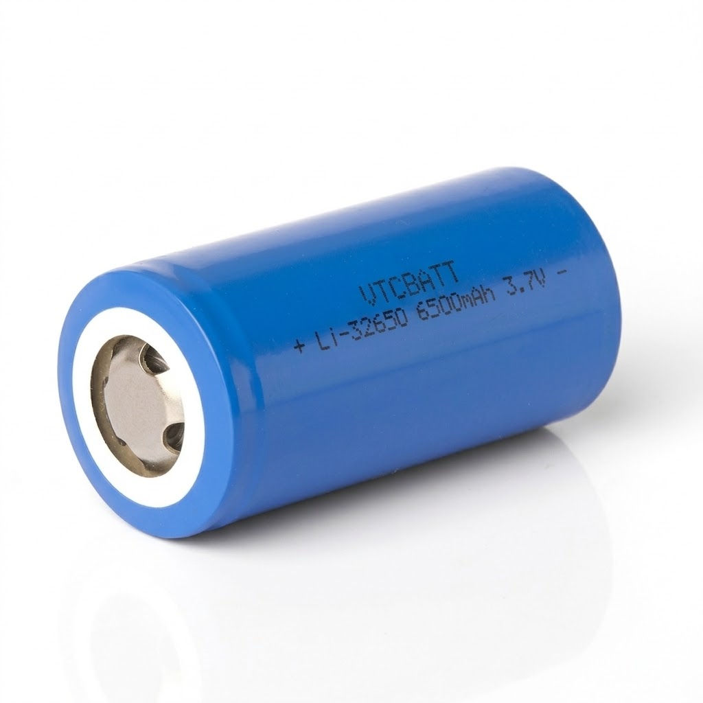 3.7V 32650 6500mAh Lithium Battery for Energy storage systems, solar street lights, portable power stations product view