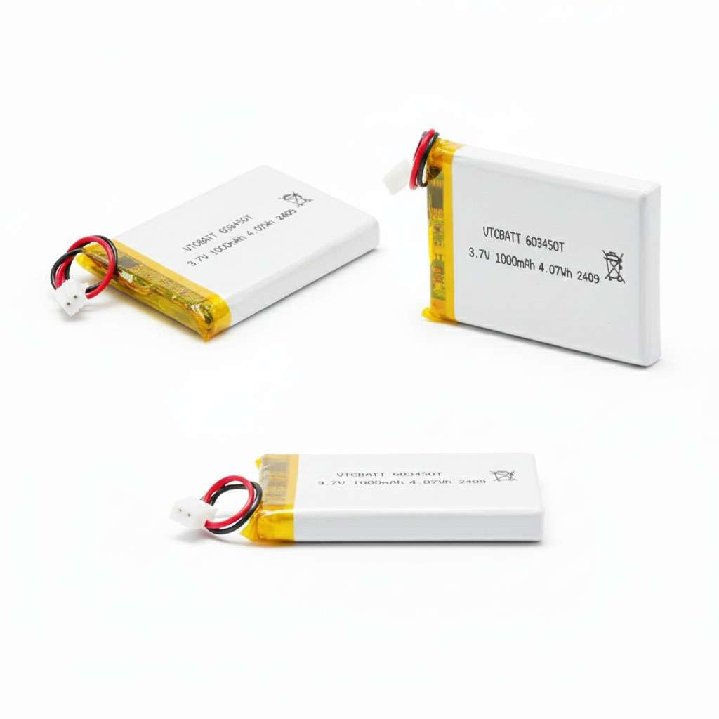 -40℃ 3.7V 1000mAh 603450T Low temperature battery for GPS Tracker, IOT Sensor product view