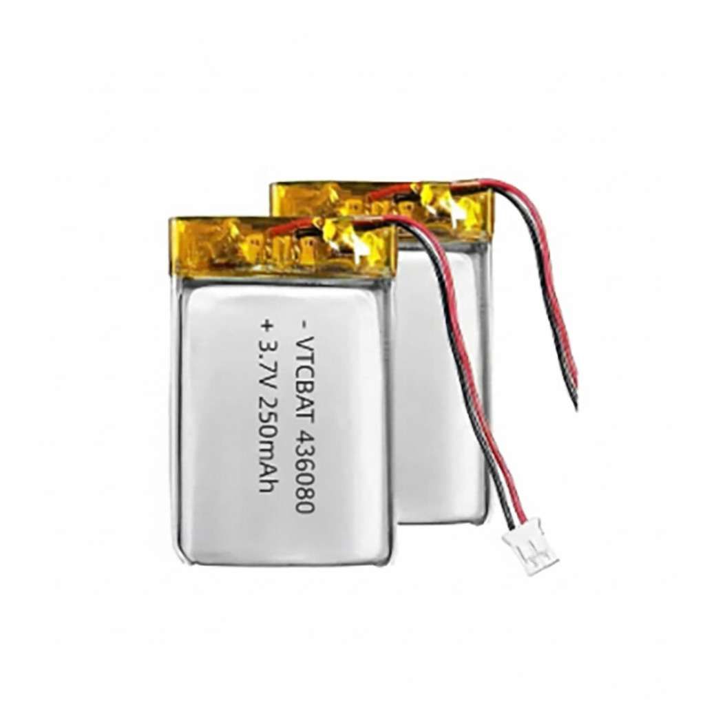 250mah 3.7 v polymer li ion battery product view