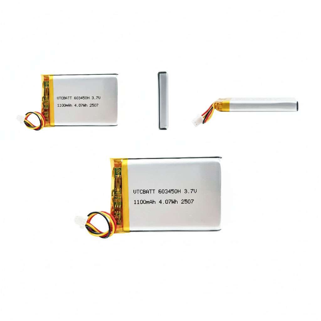 High Temperature 603450H 3.7V 1100mAh Battery product view