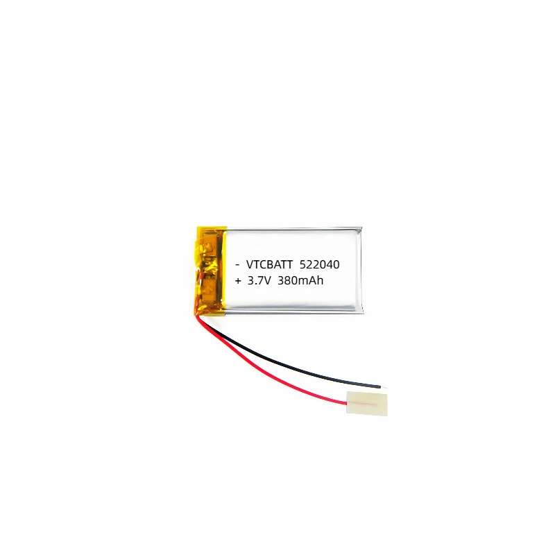 lithium ion battery 3.7 v 380mah