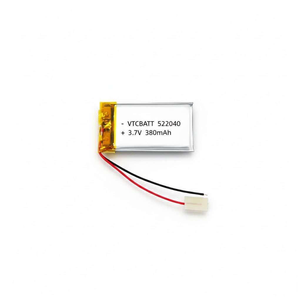 lithium ion battery 3.7 v 380mah product view